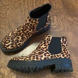 Kenneth Cole Cheetah Chelsea Boots